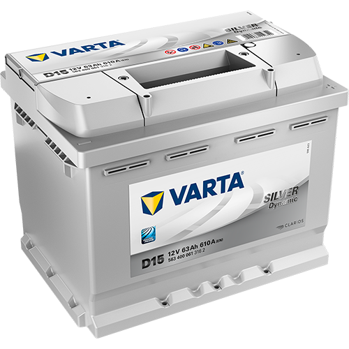 Аккумулятор VARTA 63e 563 400 061 Silver dynamic-63Ач (D15)
