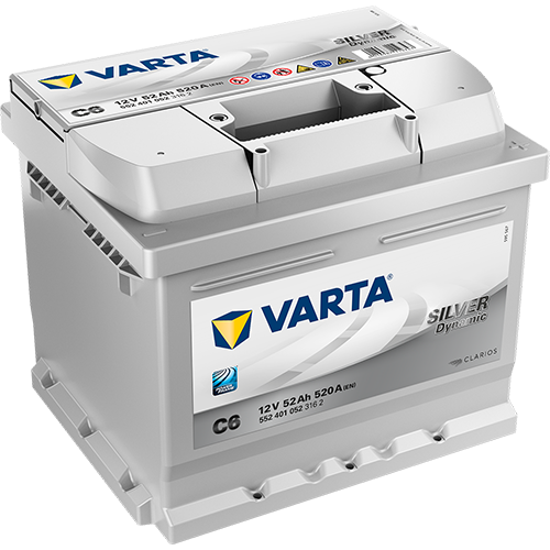 Аккумулятор VARTA 52e 552 401 052 Silver dynamic -52Ач (C6)
