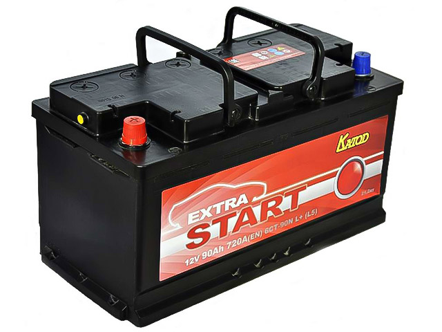 Аккумулятор EXTRA START 90 6СТ-90N L+ (L5)  Extra Start