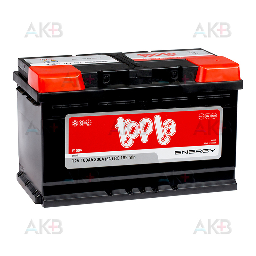 Аккумулятор TOPLA 100е TOPLA Energy   59249  SMF E100V (108000) L4