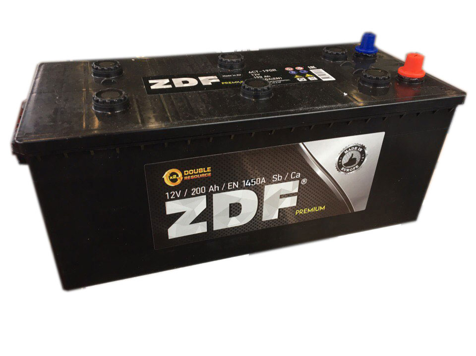 Аккумулятор 6СТ- 200 "ZDF  Premium"  (обр)