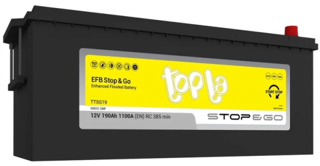 Аккумулятор TOPLA 190e TOPLA EFB 69032TSG19 (491612)