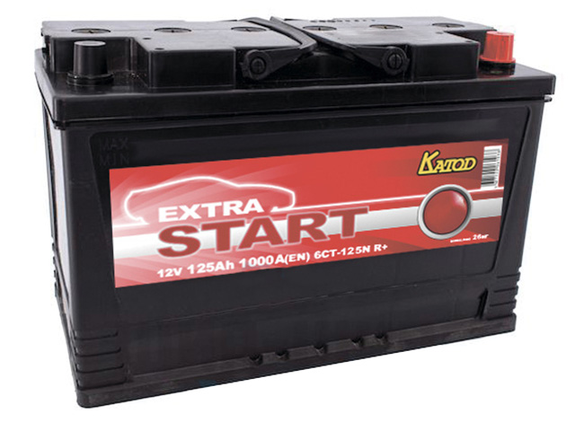 Аккумулятор EXTRA START 125 6СТ-125N L+  Extra Start