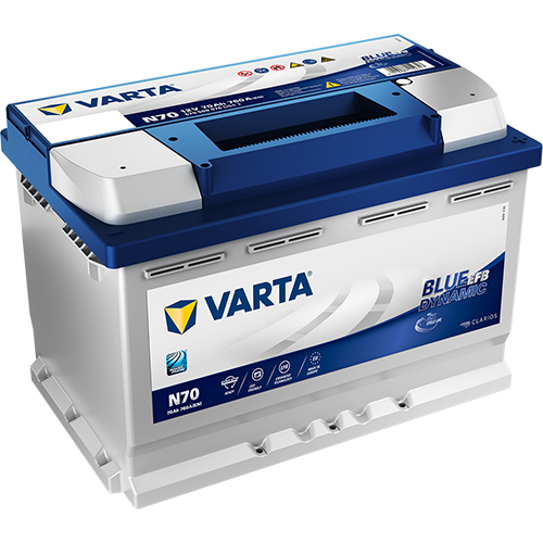 Аккумулятор VARTA 70е 570 500 076 Blue dynamic EFB (N70)